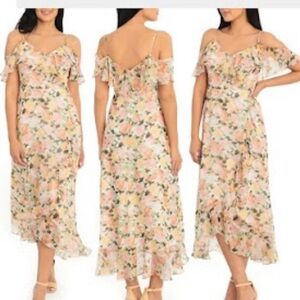 London Times Floral Maxi Dress
